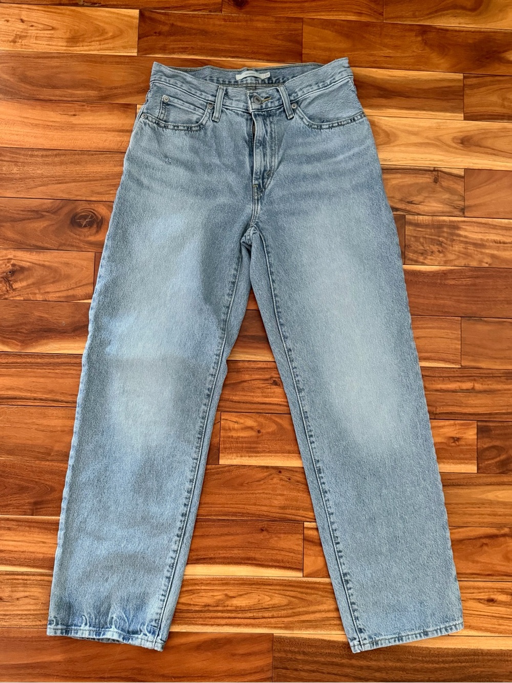 Levi’s 27 ‘94 Baggy Distressed Lightwash Distressed Cotton Jeans Streetwear - Picture 2 of 9